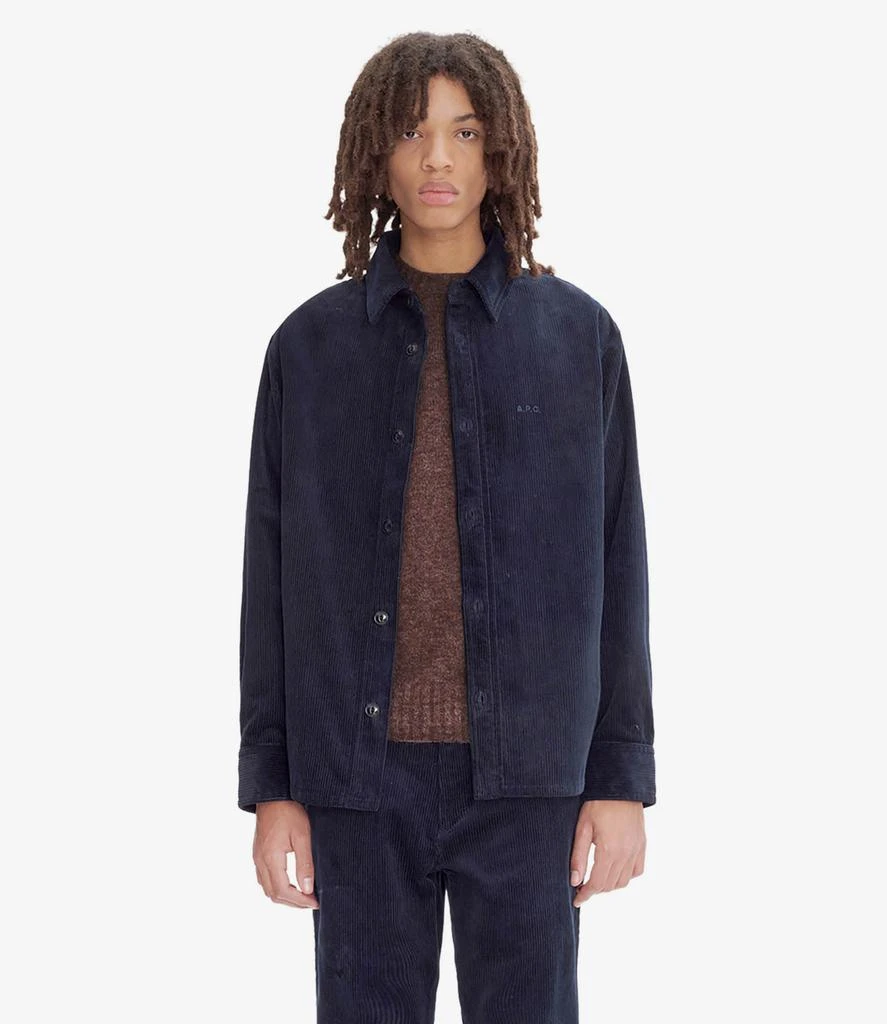 A.P.C. Bobby Logo overshirt 1