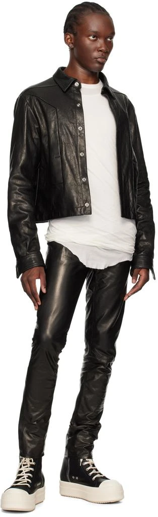 Rick Owens Off-White Porterville Double Long Sleeve T-Shirt 4