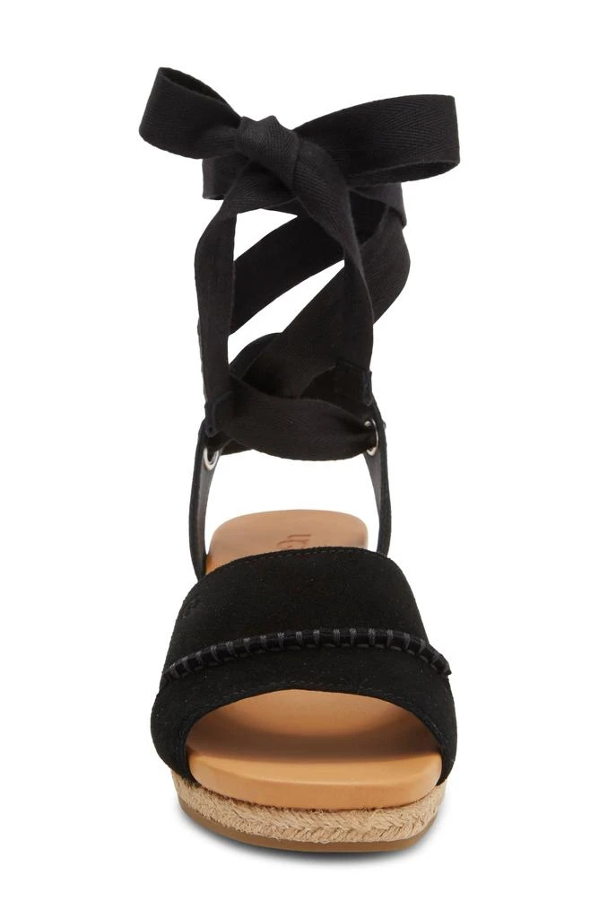 UGG Taia Ankle Tie Wedge Sandal 3