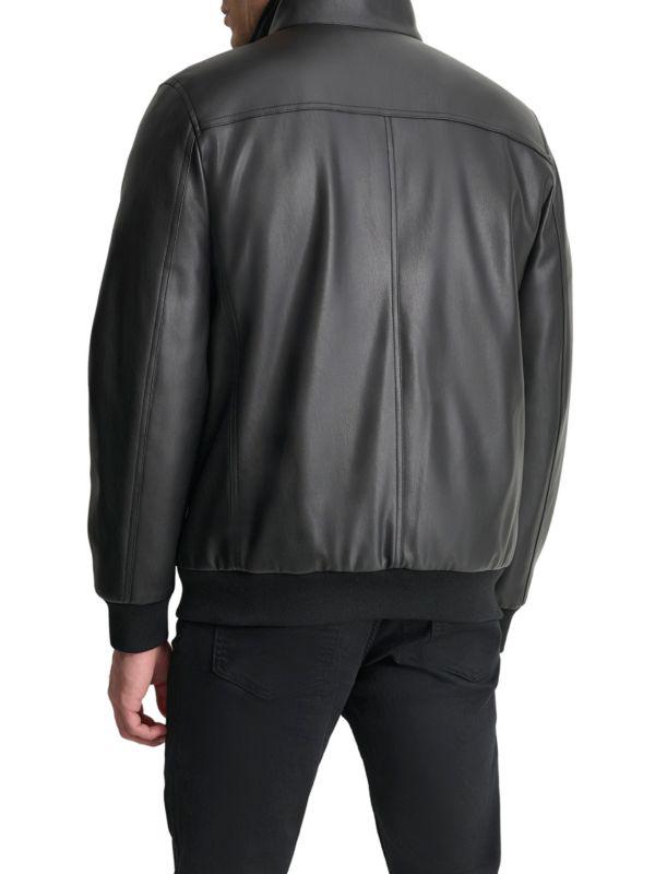 DKNY Faux Leather Bomber Jacket - Jackets - Compare Prices
