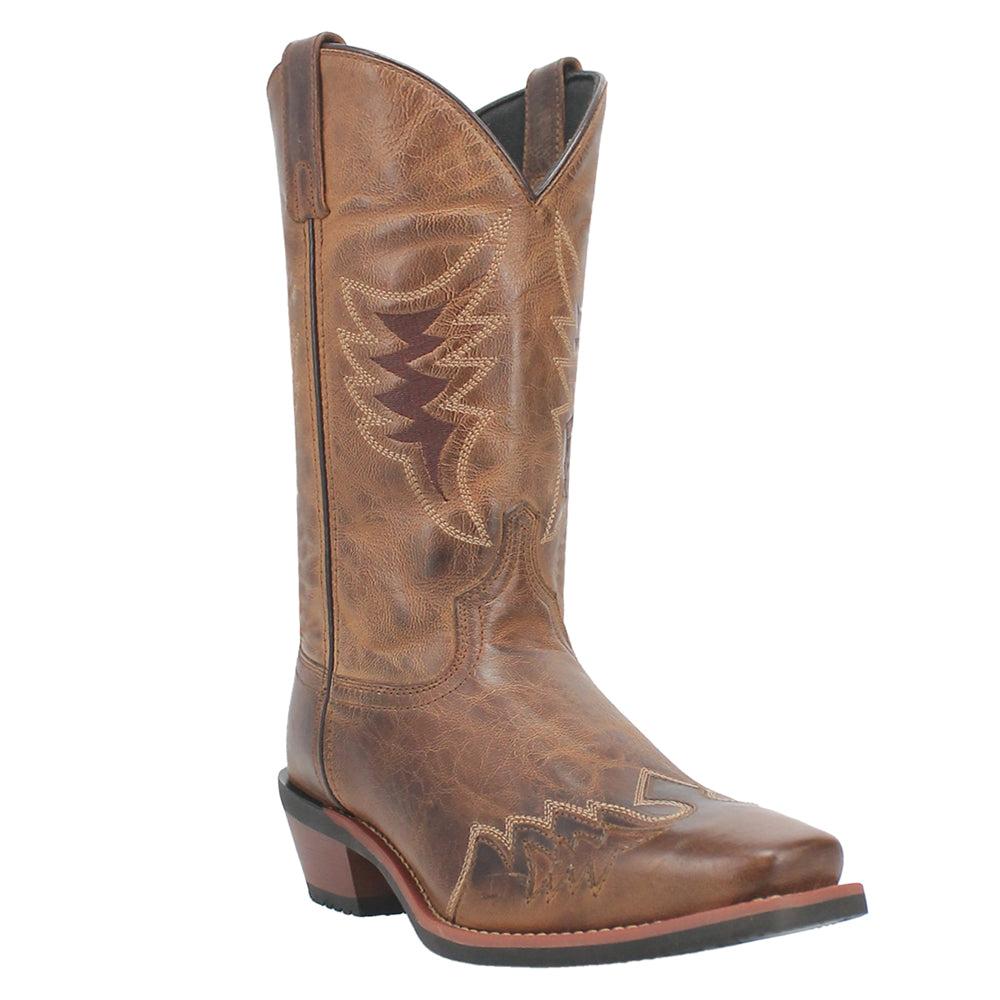 Laredo Williams Leather Square Toe Cowboy Boots