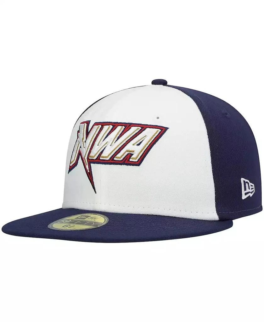 New Era Men's White Northwest Arkansas Naturals Authentic Collection Team Alternate 59FIFTY Fitted Hat 1