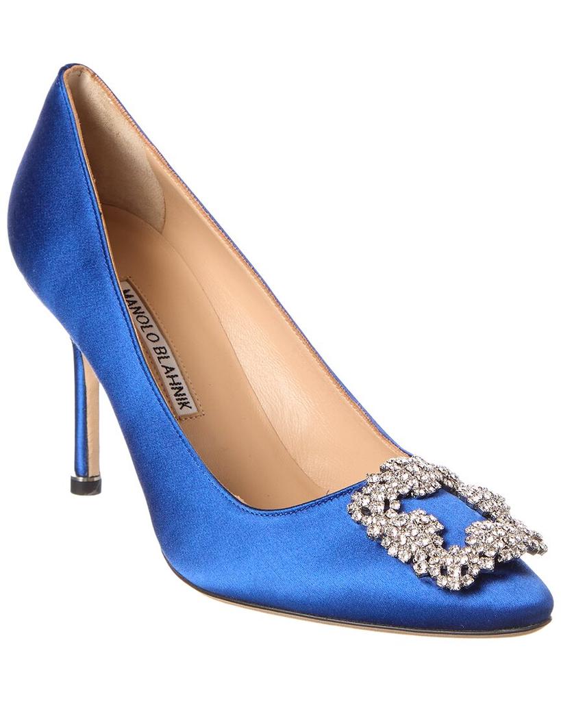 Manolo Blahnik Hangisi 90 Satin Pump