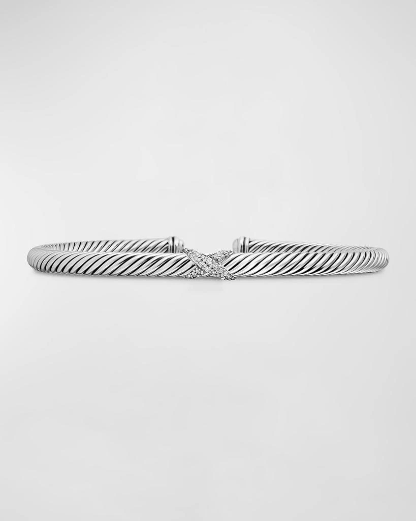 David Yurman X Bracelet with Diamonds