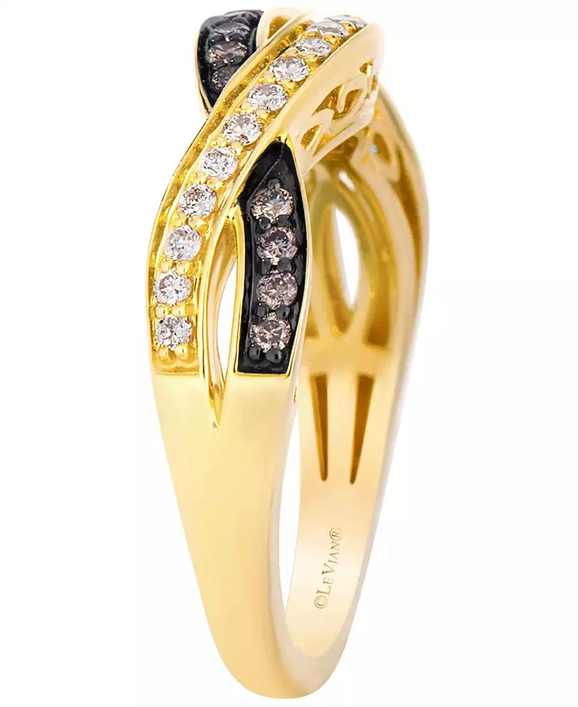 Le Vian Chocolate Diamond (1/5 ct. t.w.)
Vanilla Diamond (0.19 ct. t.w.) Ring in 14k Honey Gold 3