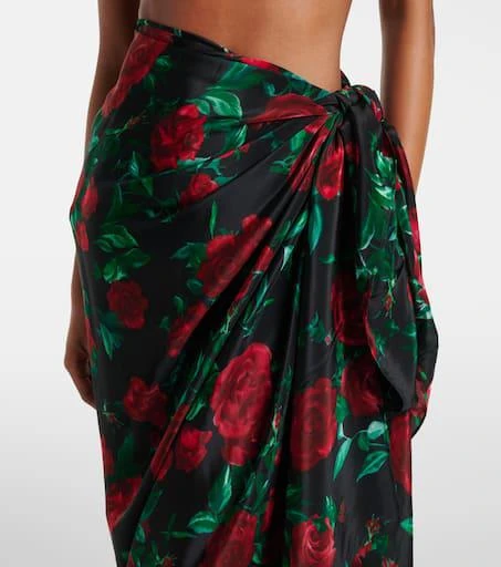 Alexandra Miro Maya floral beach cover-up 4