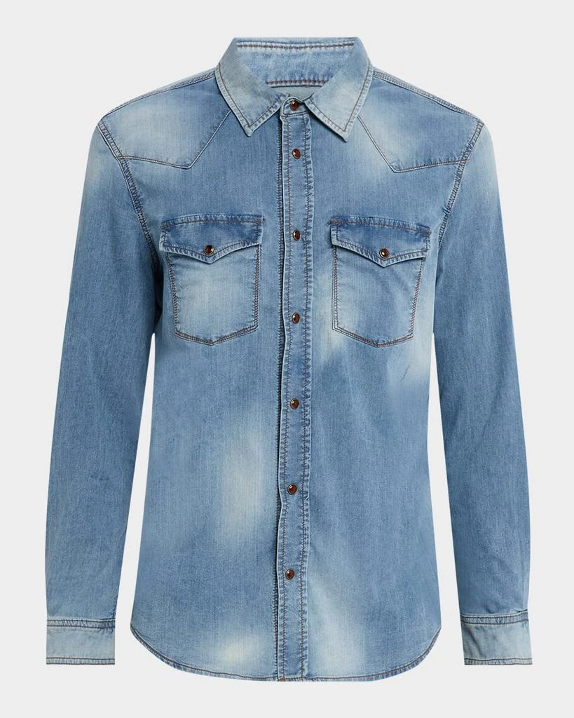 MONFRÈRE Men's Eastwood Denim Western Shirt 1