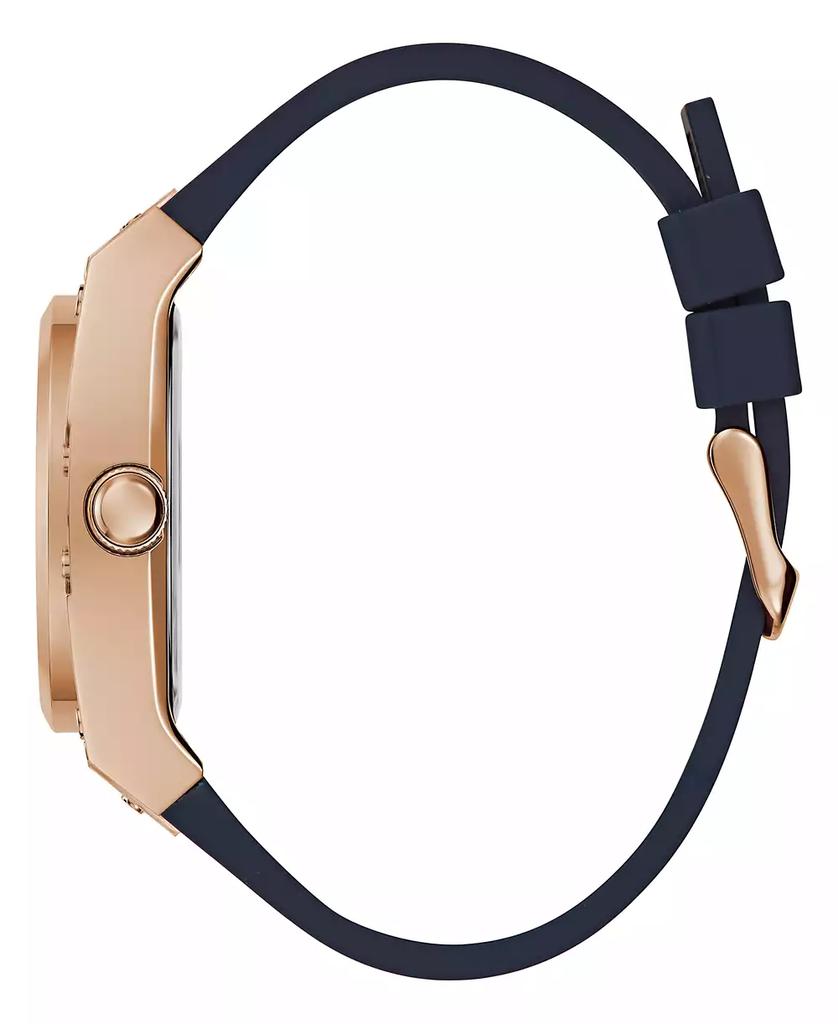 GUESS Men's Multifunction Navy Silicone Watch 43mm