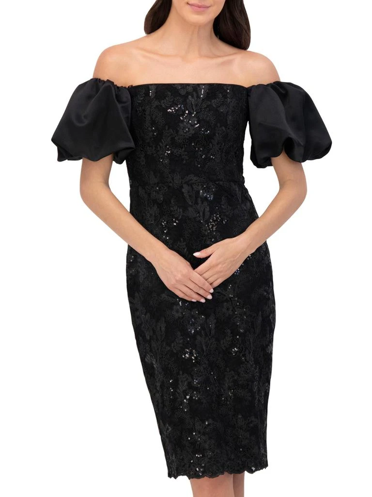 tie waist cocktail dress PINK RUFFLE DETAIL BUTTON L Kid Size:13 Sleeveless Hem shaped SCHL000166_P_XL Corsage with navy dress