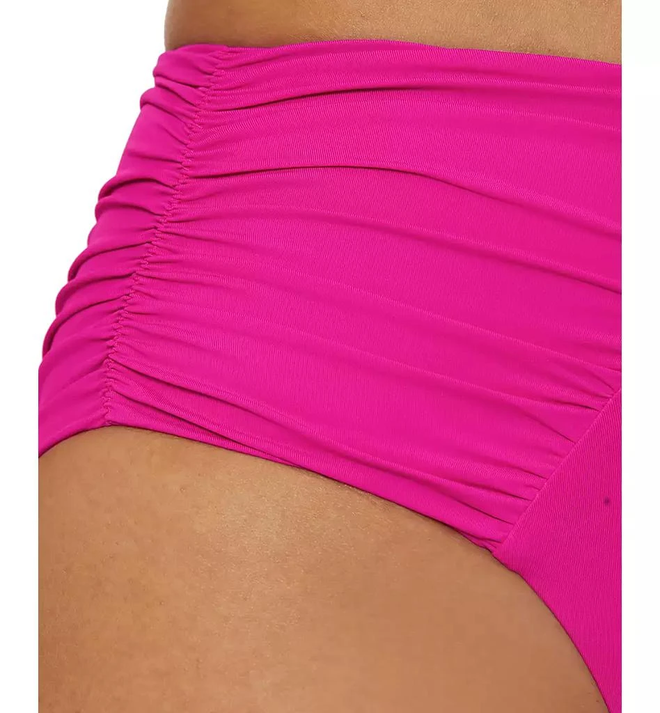Becca Women's Ruched High-Waist Bikini Bottoms 3