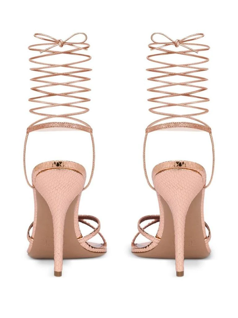 Paris Texas Paris Texas 'Linda' Sandals With Heel In Gold Leather 3