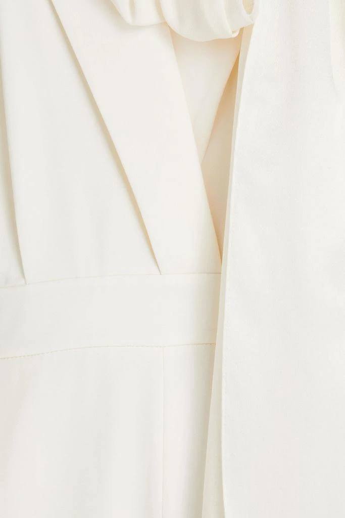ROKSANDA Silk-trimmed wool-twill jumpsuit 4