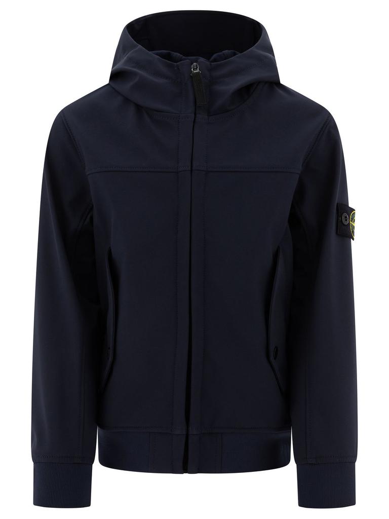 Stone Island Junior Compass Patch Hooded Jacket – On Sale Now with