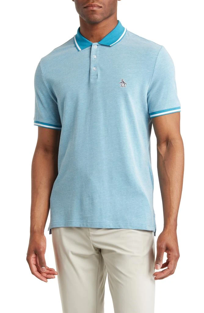 Original Penguin Birdseye Tipped Cotton Piqué Polo 1