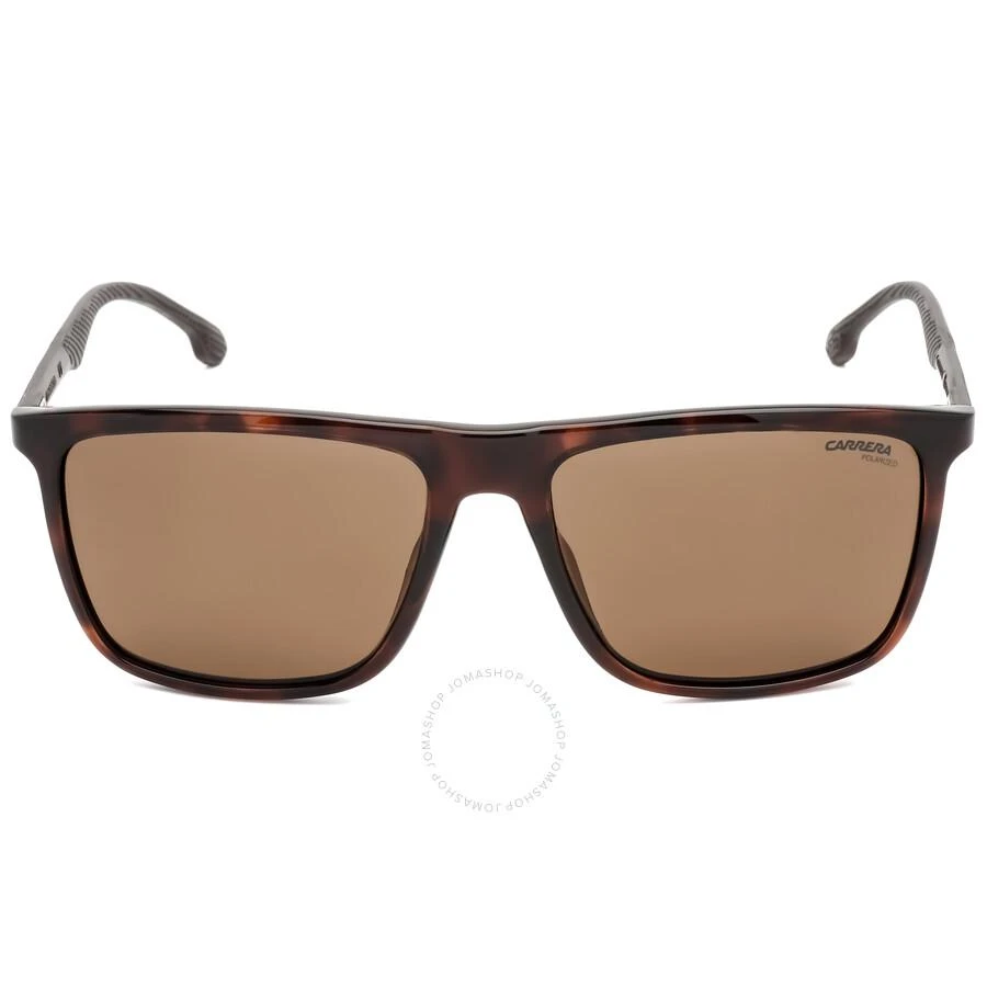 Carrera Polarized Bronze Rectangular Men's Sunglasses CARRERA 8032/S 0086/SP 57 1
