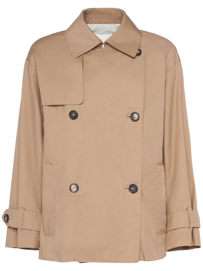 コート Max Mara SS23 'Mescal trench coat (MESCAL 001) Max Mara Mescal denim-jacquard trench coat - Coats - Free