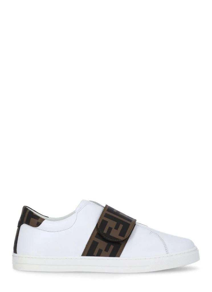 Fendi Fendi Kids Monogram Strap Sneakers 1
