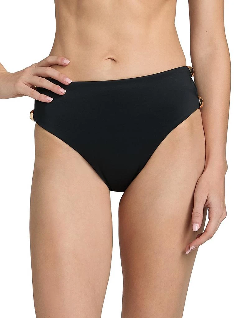 SIMKHAI Tyas High-Waist Bikini Bottom 3