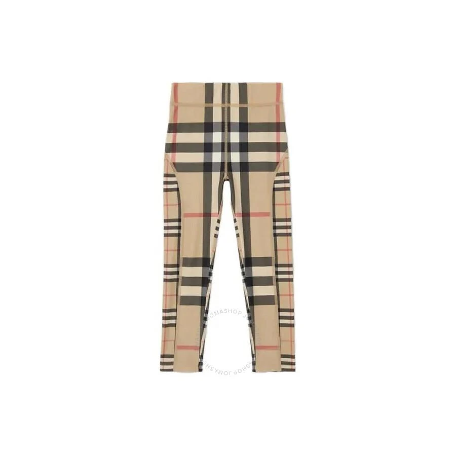 Burberry Kids Contrast Check Leggings 1