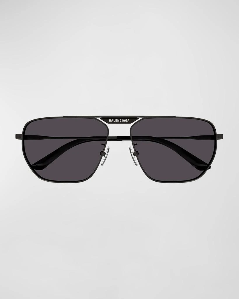 Balenciaga Men's BB0298SM Metal Aviator Sunglasses 3