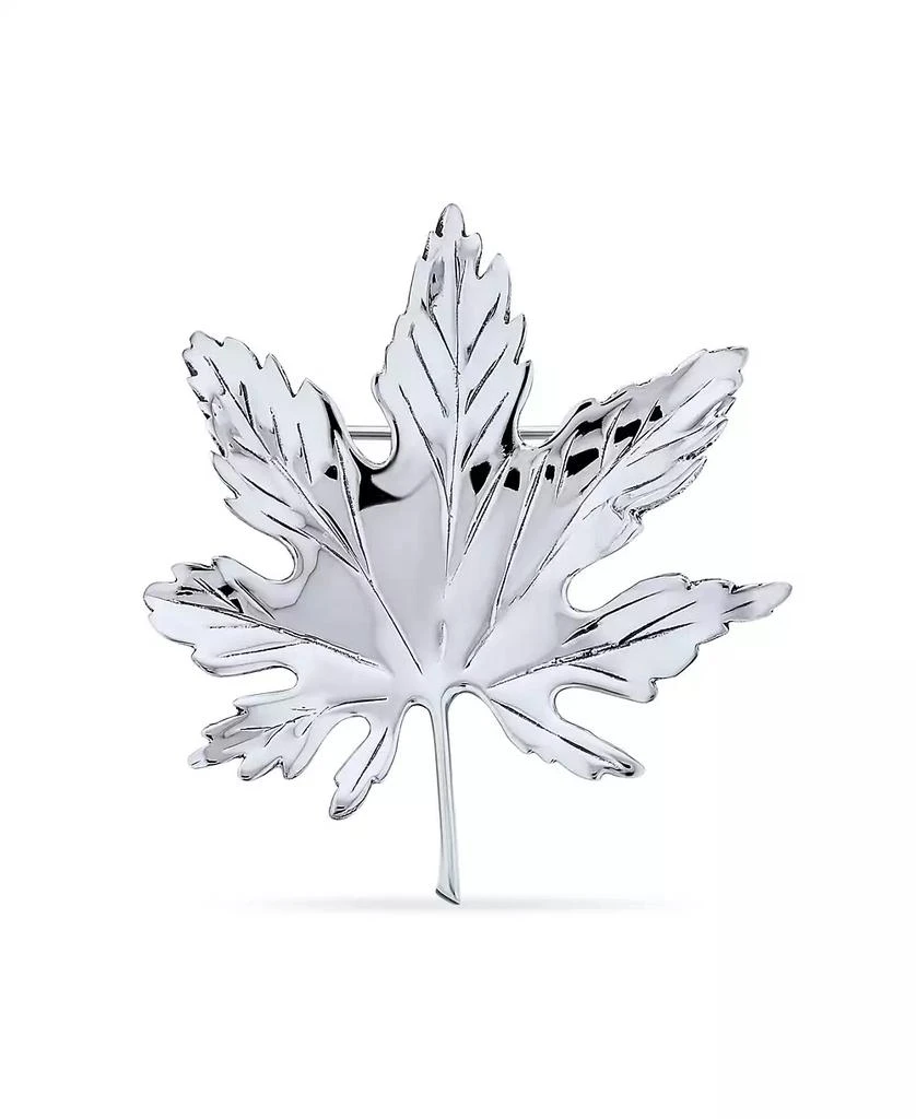 Bling Jewelry Large Canada National Symbol Maple Leaf Pin Brooch Maple Tree Accessory Sterling Silver
