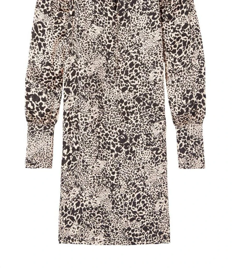 Rebecca Taylor Rebecca Taylor - Silk Leopard Print Jacquard Above Knee Tunic 3