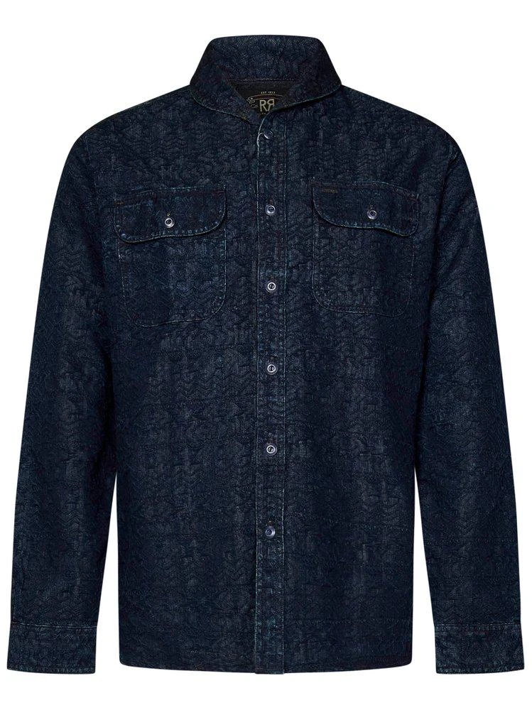Ralph Lauren RRL Ralph Lauren RRL Pattern-Jacquard Long-Sleeved Shirt 1