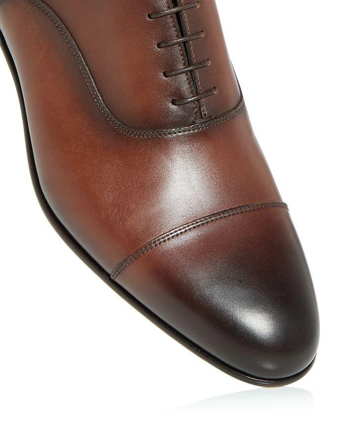 Santoni Men's Darian Cap Toe Dress Shoes 3