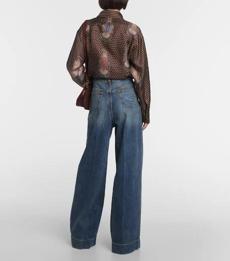 ETRO High-rise wide-leg jeans 3