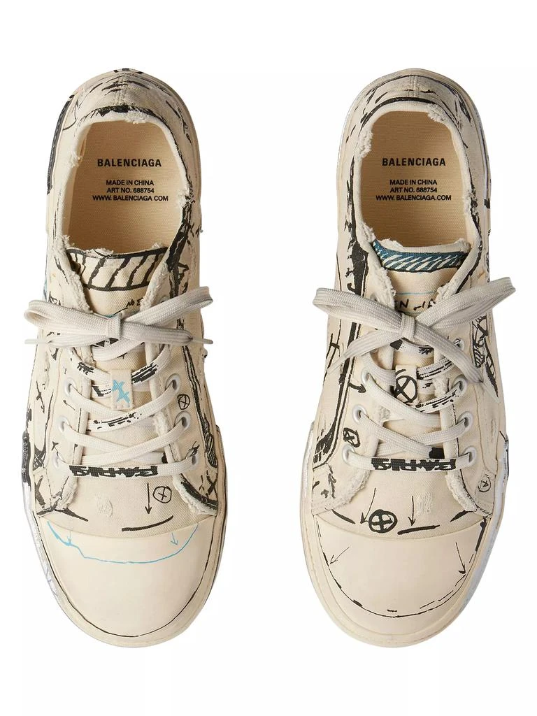 Balenciaga Paris Low-Top Sketch Sneakers 6