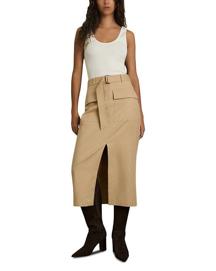 REISS Oakley Midi Pencil Skirt 2