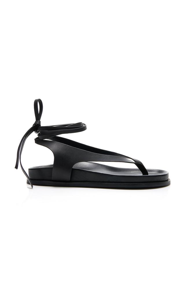 A.Emery A.Emery - Shel Leather Sandals - Black - IT 36 - Moda Operandi
