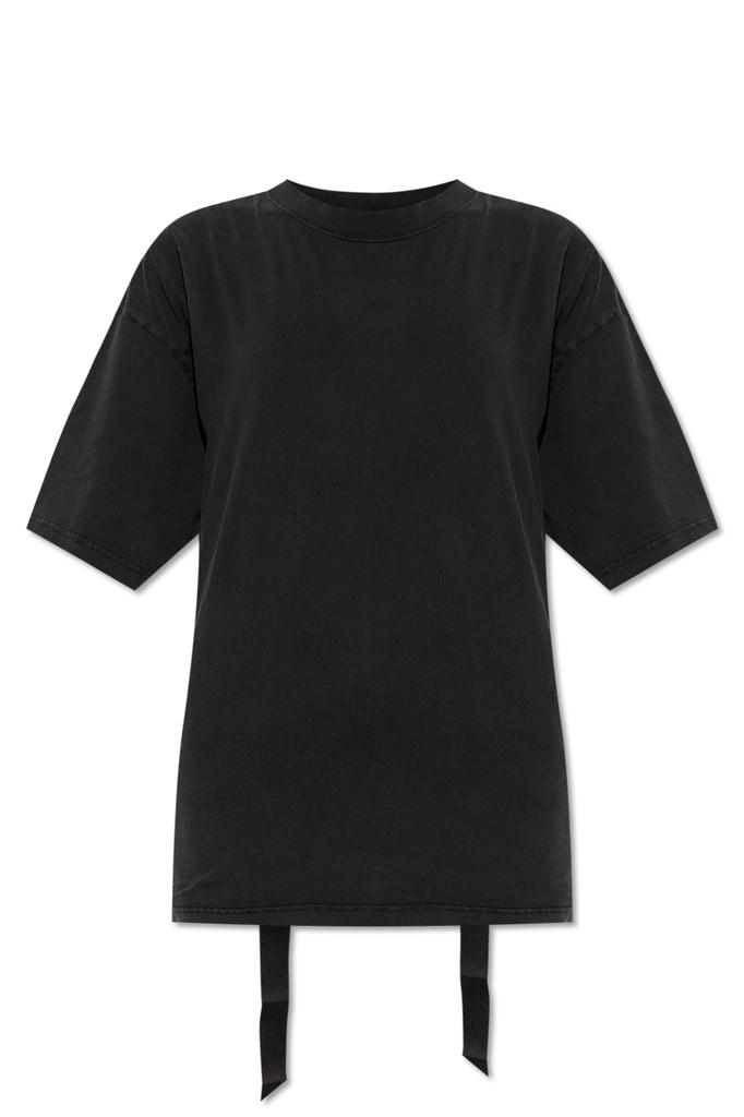 Rhinestone-Embellished Logo Fitted T-Shirt – On Sale Now Rhinestone-Embellished Logo Fitted T-Shirt – On Sale Now