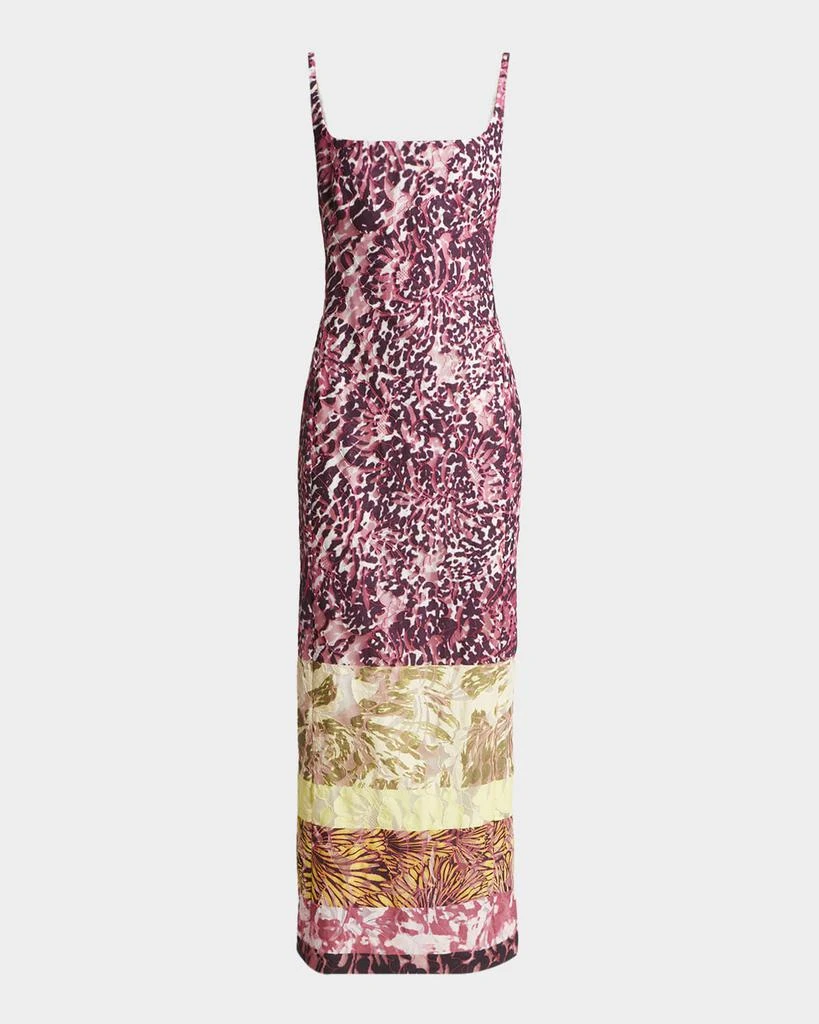 Dries Van Noten Debano Long Printed Dress 1