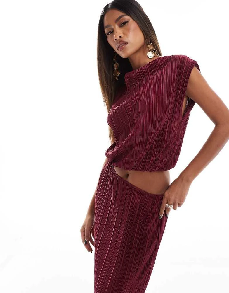 white christmas dresses Buy Nyx Plisse Cutout Dress - Bronze Color | Dresses for Women