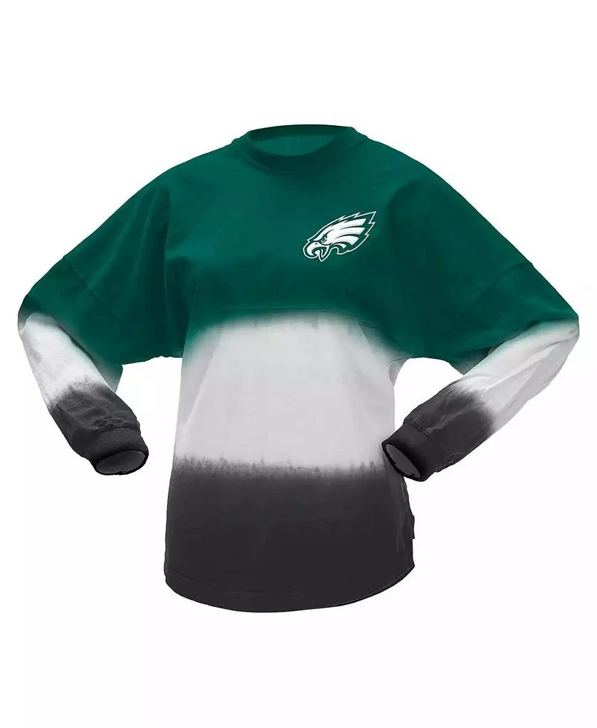 Fanatics Women's Midnight Green Philadelphia Eagles Super Bowl LIX Champions Horizontal Ombre Spirit Jersey Long Sleeve T-Shirt 3