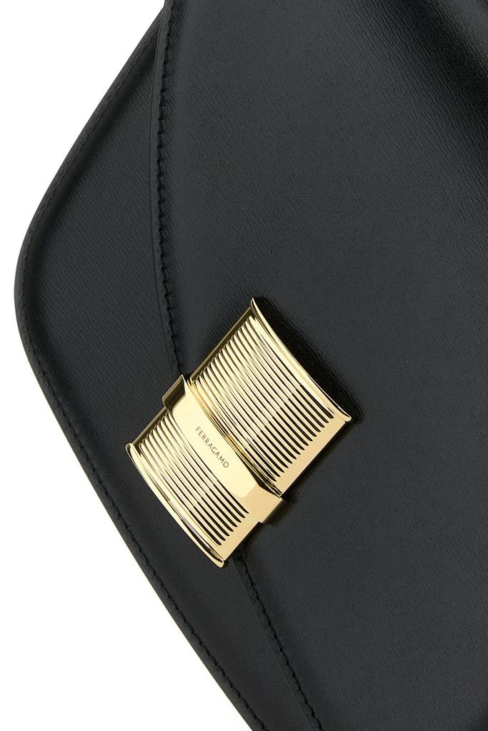 Salvatore Ferragamo Black leather crossbody bag 4