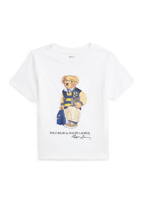 Ralph Lauren Lauren Childrenswear Boys 2 7 Polo Bear Cotton Jersey Tee