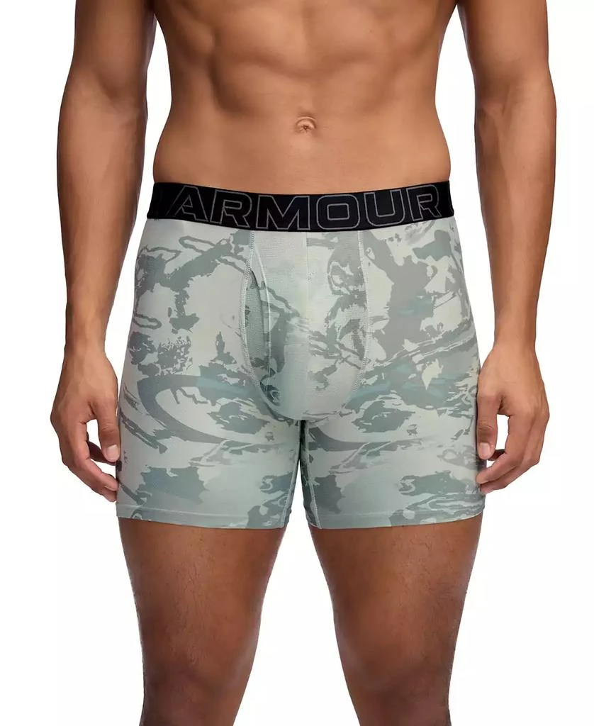 Under Armour Men's 3-Pack Performance Assorted 6" Boxer Briefs