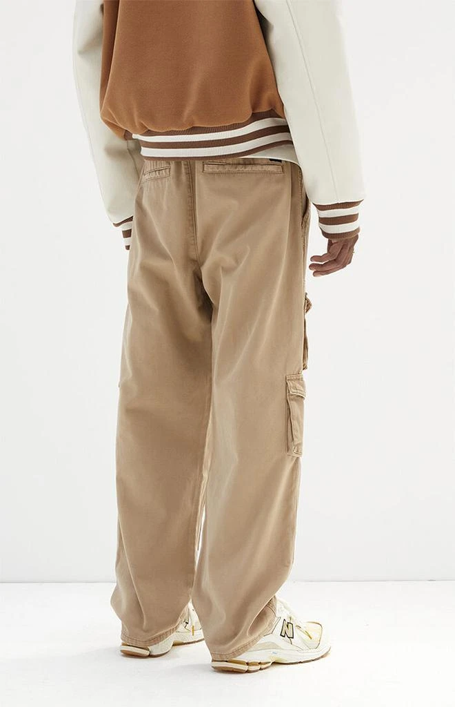 PacSun Tan Baggy Carpenter Cargo Pants 5