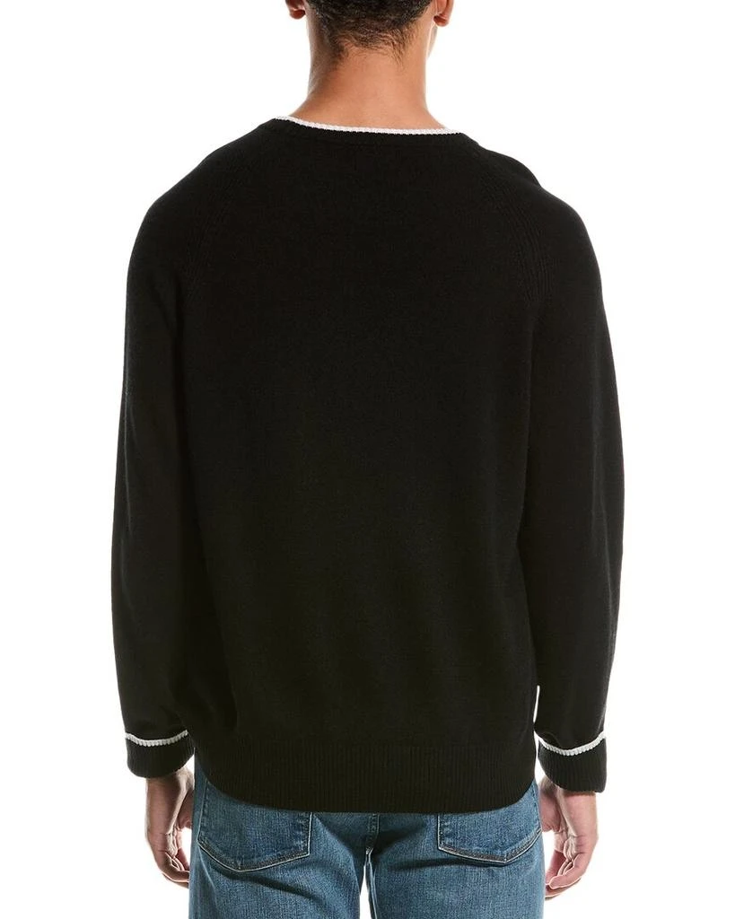 Magaschoni Tipped Cashmere Crewneck Sweater 2