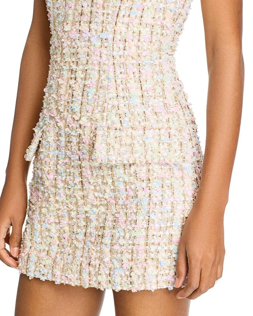 Sergio Hudson Tweed Mini Dress 3