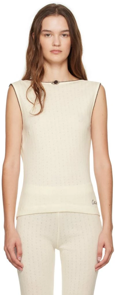 Caro Editions Off-White Alexa Tank Top 1