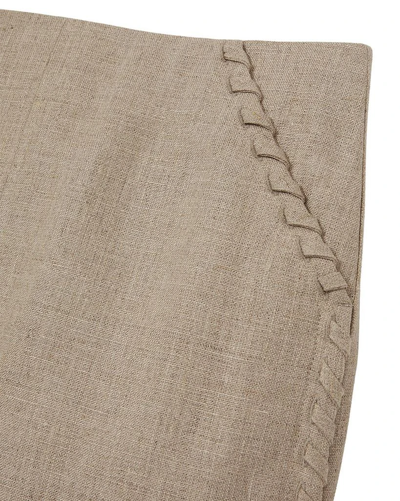 REISS Whip Stitch Linen Mini Skirt 5