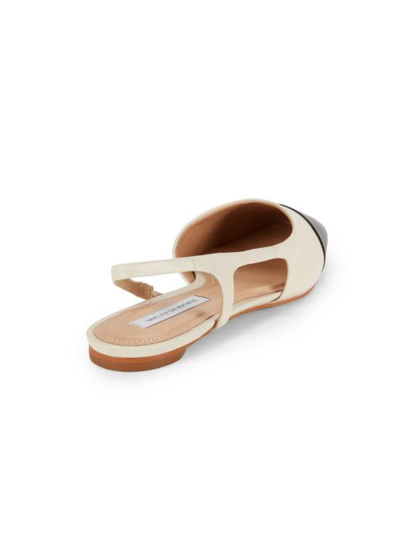 Saks Fifth Avenue Slingback Leather Flats 3