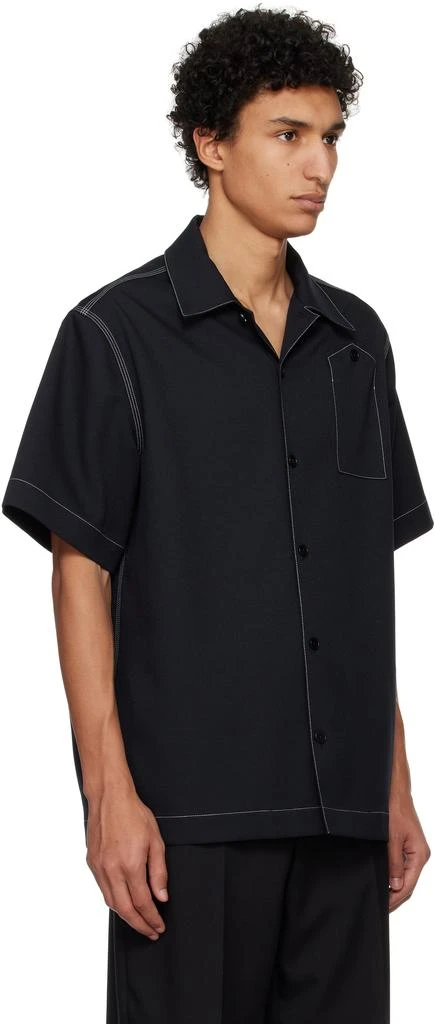 Jil Sander Navy Twill Shirt 2