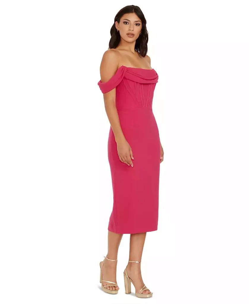 Dress The Population Women's Vickie Off-The-Shoulder Dress 2