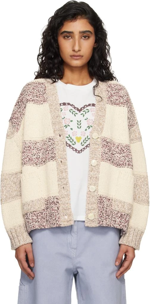 Weekend Max Mara Off-White Wkdtritone Cardigan