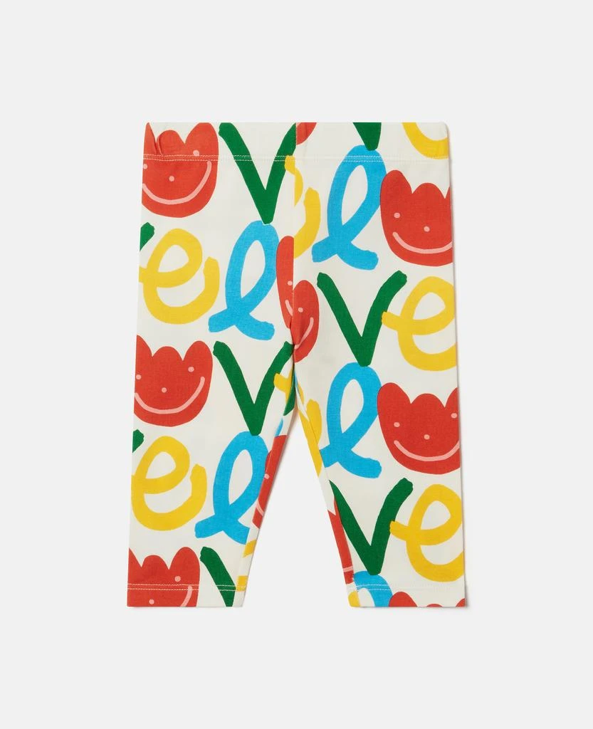 Stella McCartney Stella McCartney - All-Over Love Print Leggings, , Size: 3m