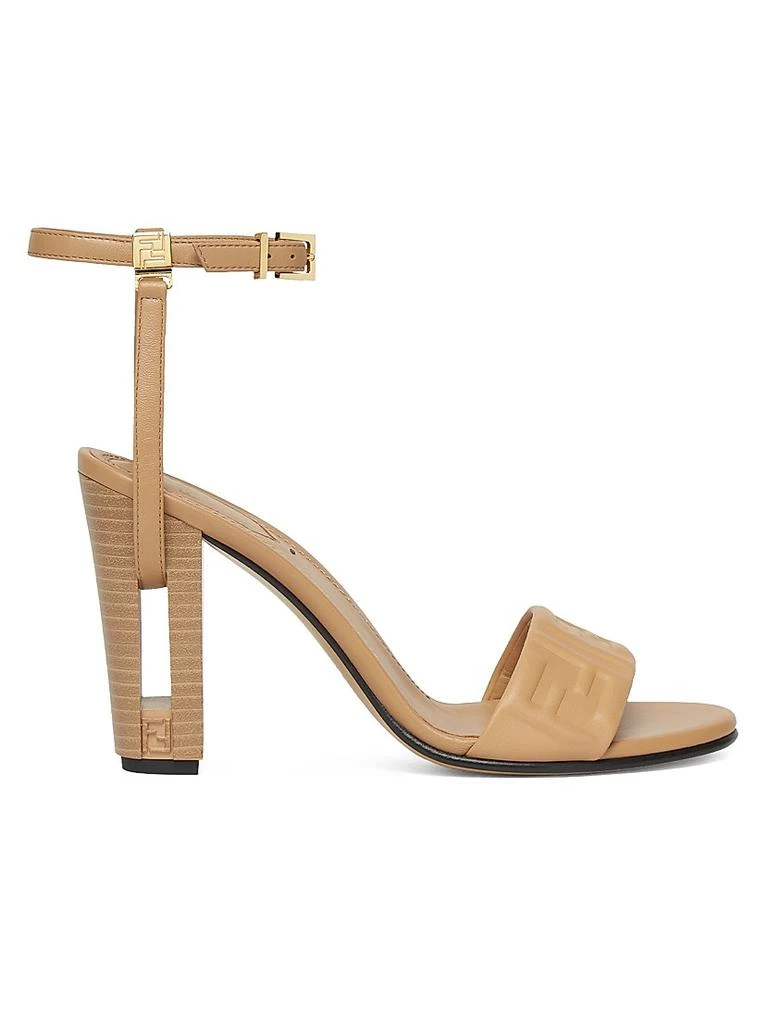 Fendi Delfina 95MM Leather Sandals 1